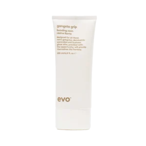 Witte tube van 200 ml Evo Gangsta Grip bonding resin met goudkleurige tekst.