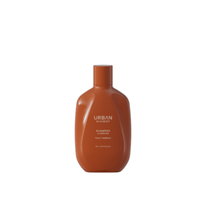 Bruine fles Urban Alchemy Shampoo Repair & Replenish met Bio-Lab-Complex.